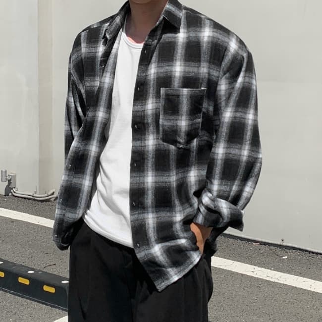 남자 리토 오버핏 봄 가을 면 타탄 체크 셔츠 남방 가격 추이 피팅남 남자 리토 오버핏 봄 가을 면 타탄 체크 셔츠 남방 - 최저가 29,800원