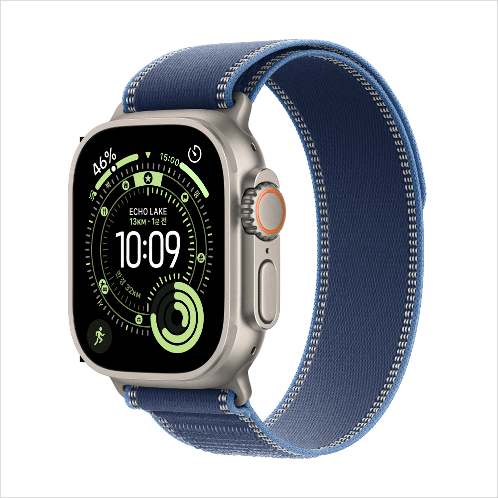 애플 애플워치 울트라 3 셀룰러 49mm 내추럴 티타늄 블루 트레일 루프 S/M 가격 추이 애플 공식 브랜드스토어 애플 애플워치 울트라 3 셀룰러 49mm 내추럴 티타늄 블루 트레일 루프 S/M - 최저가 1,249,000원