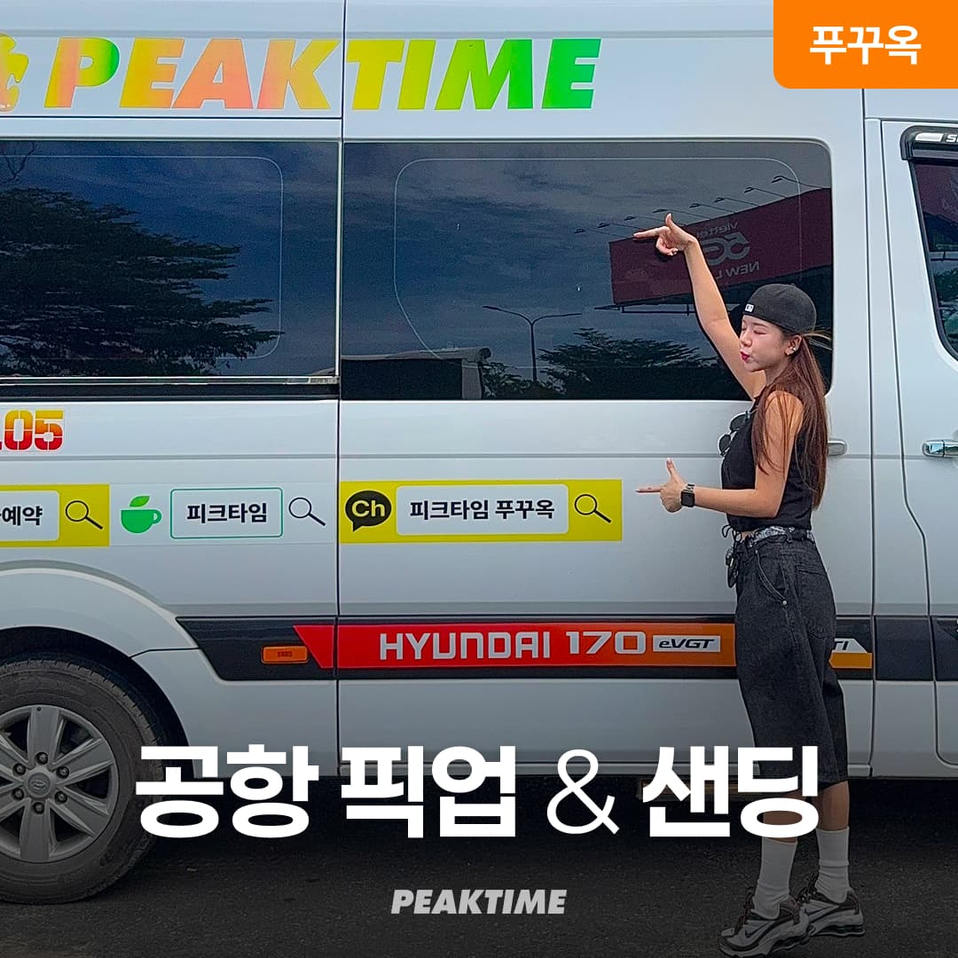 푸꾸옥 프라이빗 공항픽업 전용차량 가격 추이 피크타임:PEAKTIME 푸꾸옥 프라이빗 공항픽업 전용차량 - 최저가 8,000원