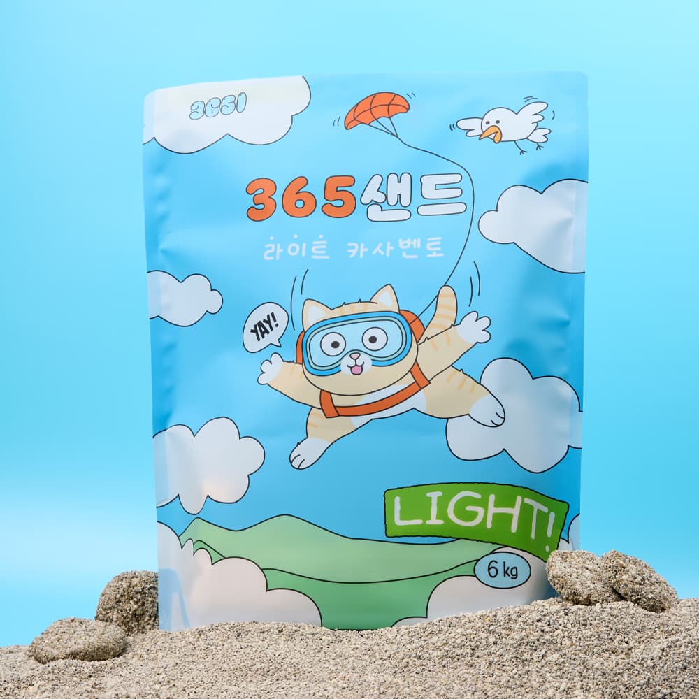 365샌드 라이트 카사벤토 벤토나이트 고양이 모래 6kg X 2개 가격 추이 3651 브랜드스토어 365샌드 라이트 카사벤토 벤토나이트 고양이 모래 6kg X 2개 - 최저가 17,990원