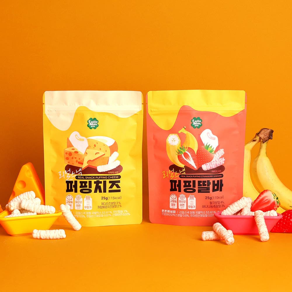 룰루맘 아기과자 퍼핑스낵 2종 6봉 가격 비교 룰루맘 룰루맘 아기과자 퍼핑스낵 2종 6봉