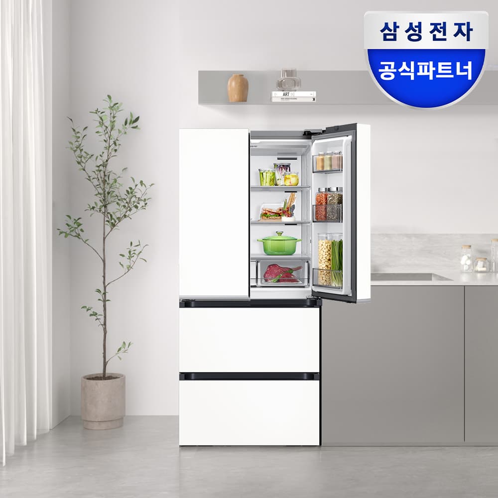 삼성 비스포크 AI 김치냉장고 4도어 490L RK70F49M2ZD 에센셜화이트 가격 추이 삼성공식파트너 문성전자 삼성 비스포크 AI 김치냉장고 4도어 490L RK70F49M2ZD 에센셜화이트 - 최저가 1,979,000원