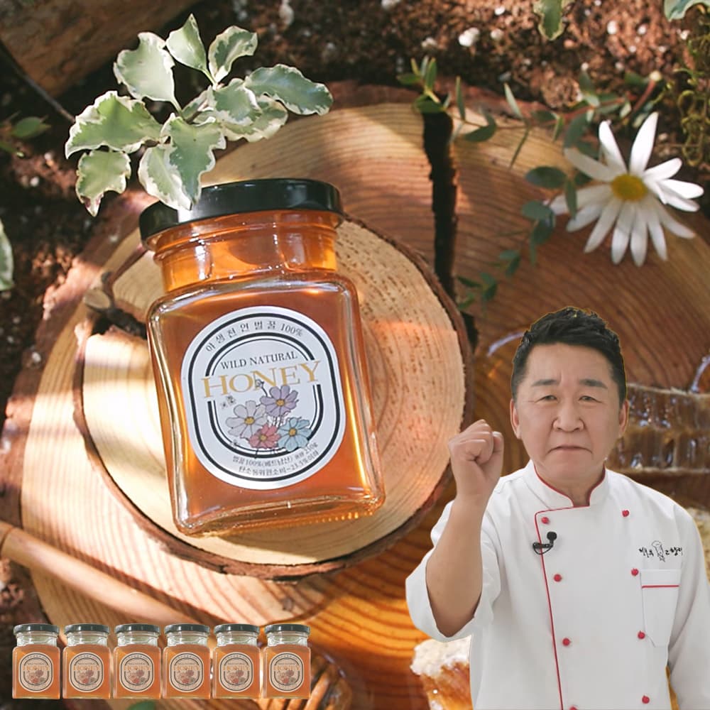 전철우의 100% 야생 천연 꿀 250g 6병 가격 추이 인포벨홈쇼핑 전철우의 100% 야생 천연 꿀 250g 6병 - 최저가 39,900원