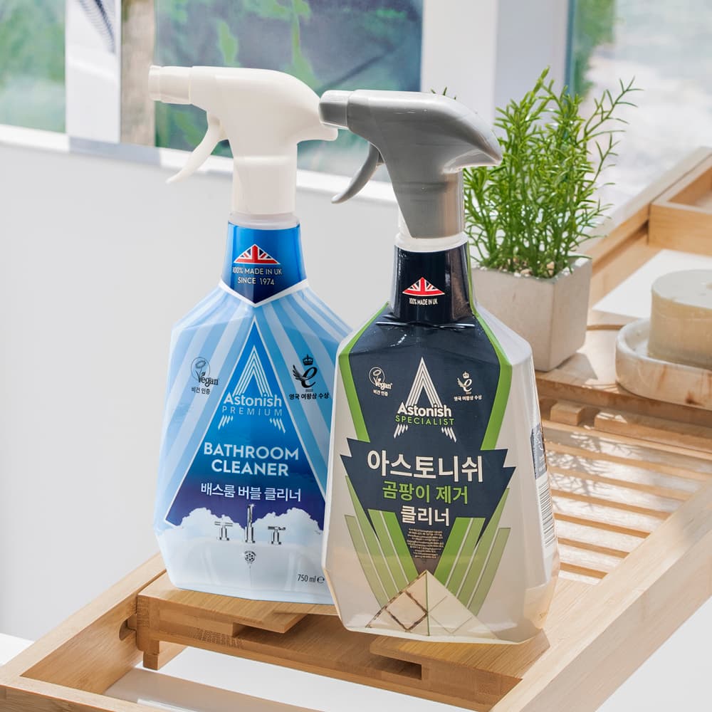 아스토니쉬 5분 욕실청소 2종 세트 (곰팡이제거제+배스룸클리너) 가격 추이 아스토니쉬 아스토니쉬 5분 욕실청소 2종 세트 (곰팡이제거제+배스룸클리너) - 최저가 23,040원