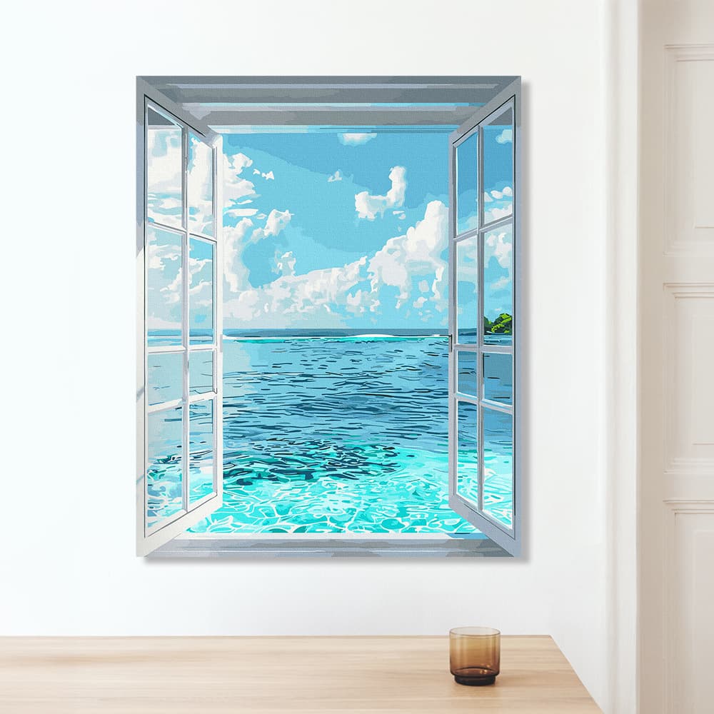 명화그리기 특대형 유화 그림 풍경화 창문의 해변 60x75 가격 추이 플레이어바웃 명화그리기 특대형 유화 그림 풍경화 창문의 해변 60x75 - 최저가 27,900원