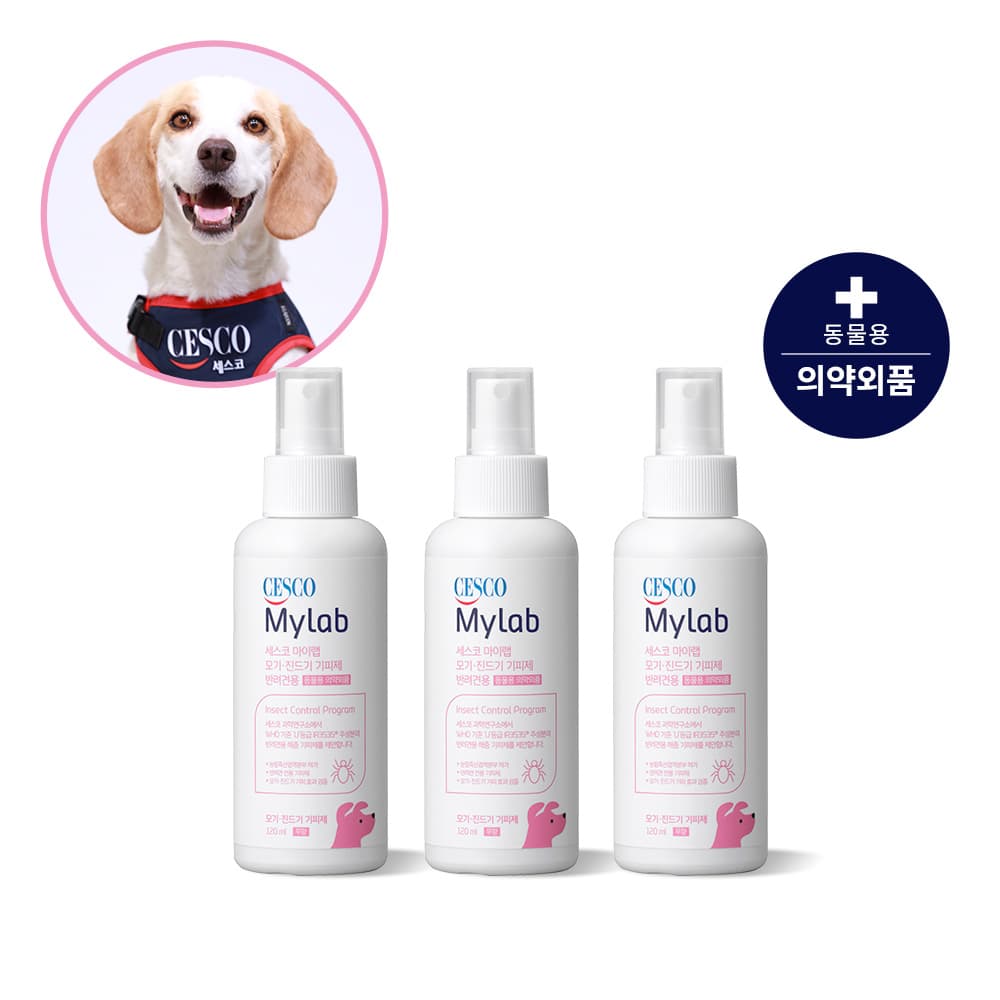 세스코 마이랩 모기 진드기 기피제 반려견용 120ml x3개 가격 추이 세스코몰 세스코 마이랩 모기 진드기 기피제 반려견용 120ml x3개 - 최저가 39,000원