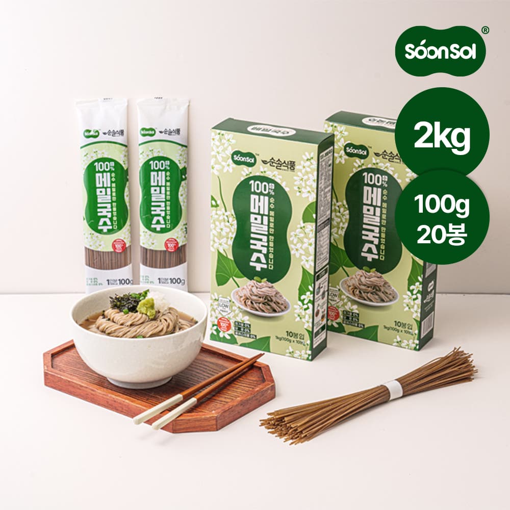 순솔 메밀면 100% 순메밀 1kg, 2개 가격 비교 순솔 순솔 메밀면 100% 순메밀 1kg, 2개