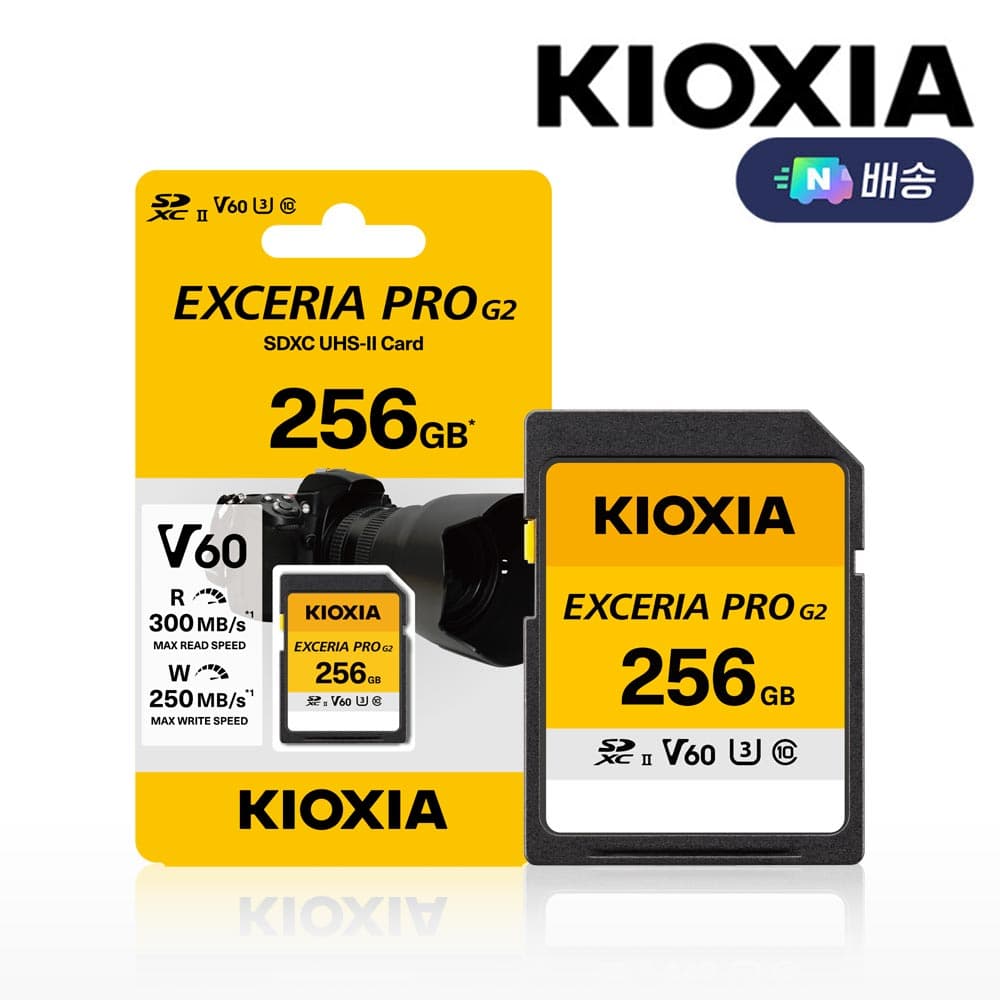 키오시아 PRO G2 V60 SD카드 256GB 가격 추이 키오시아 공식스토어 키오시아 PRO G2 V60 SD카드 256GB - 최저가 179,000원