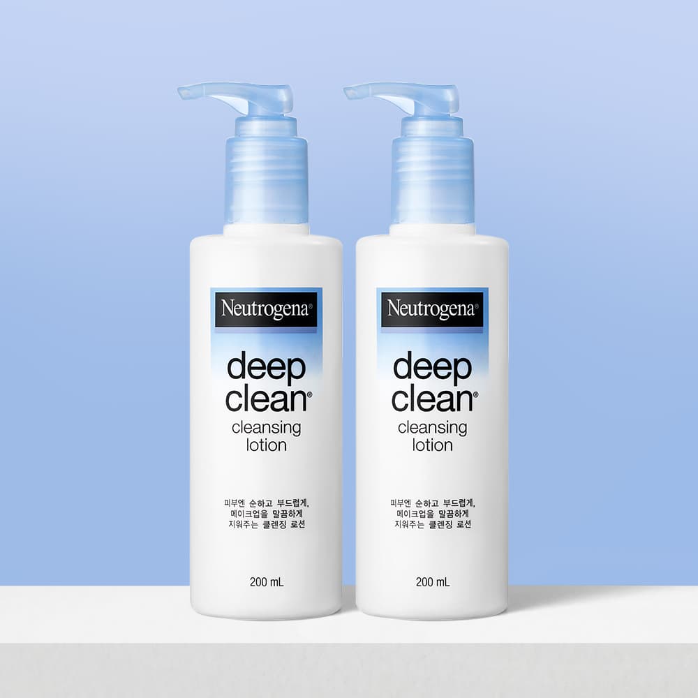 뉴트로지나 딥클린 민감피부 보습 저자극 클렌징로션 200ml 2개 가격 비교 켄뷰 공식몰 뉴트로지나 딥클린 민감피부 보습 저자극 클렌징로션 200ml 2개