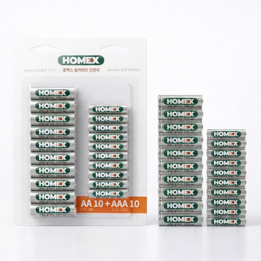 호맥스 알카라인 건전지 AA AAA 20개입 가격 추이 호맥스 호맥스 알카라인 건전지 AA AAA 20개입 - 최저가 2,900원