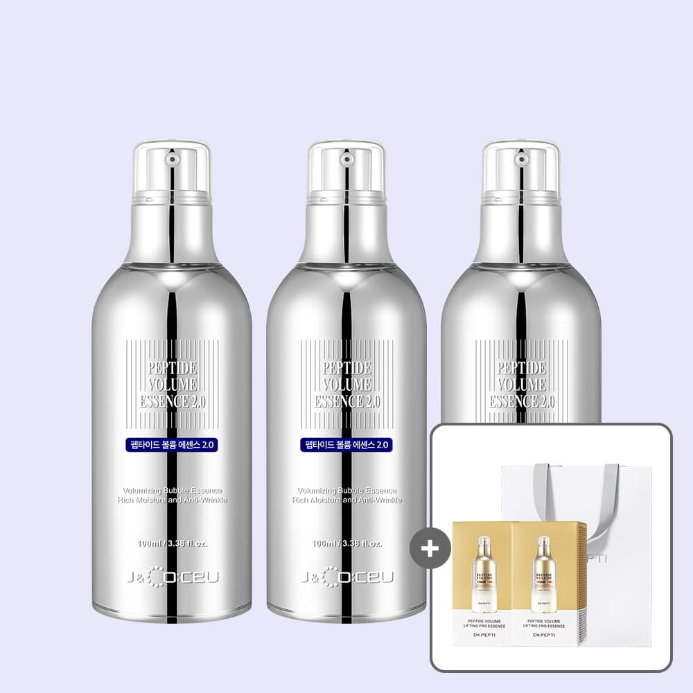 닥터펩티 펩타이드 볼륨 에센스 2.0 100ml x3개+파우치40매+쇼핑백 가격 비교 닥터펩티 닥터펩티 펩타이드 볼륨 에센스 2.0 100ml x3개+파우치40매+쇼핑백
