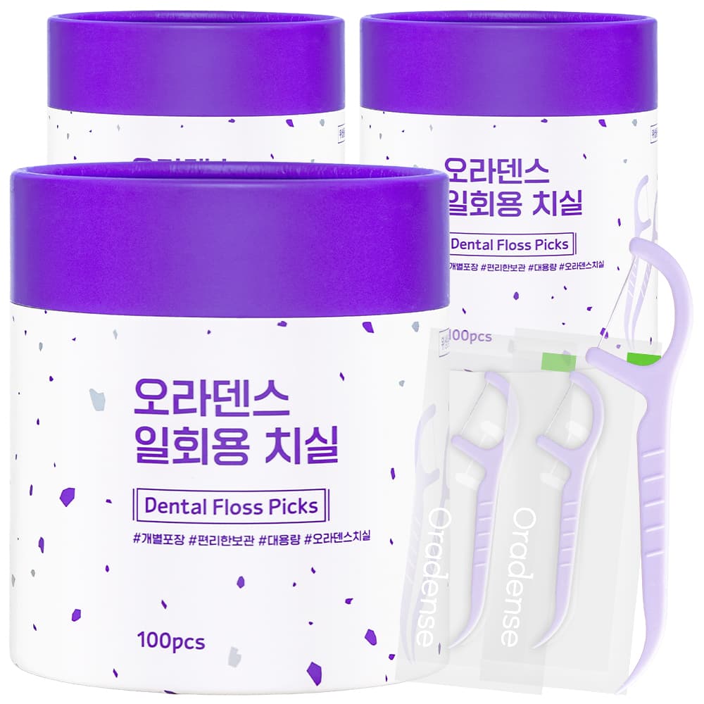 오라덴스 개별포장 일회용 치실 Y형 100개입 3개 가격 추이 오라덴스 오라덴스 개별포장 일회용 치실 Y형 100개입 3개 - 최저가 9,900원