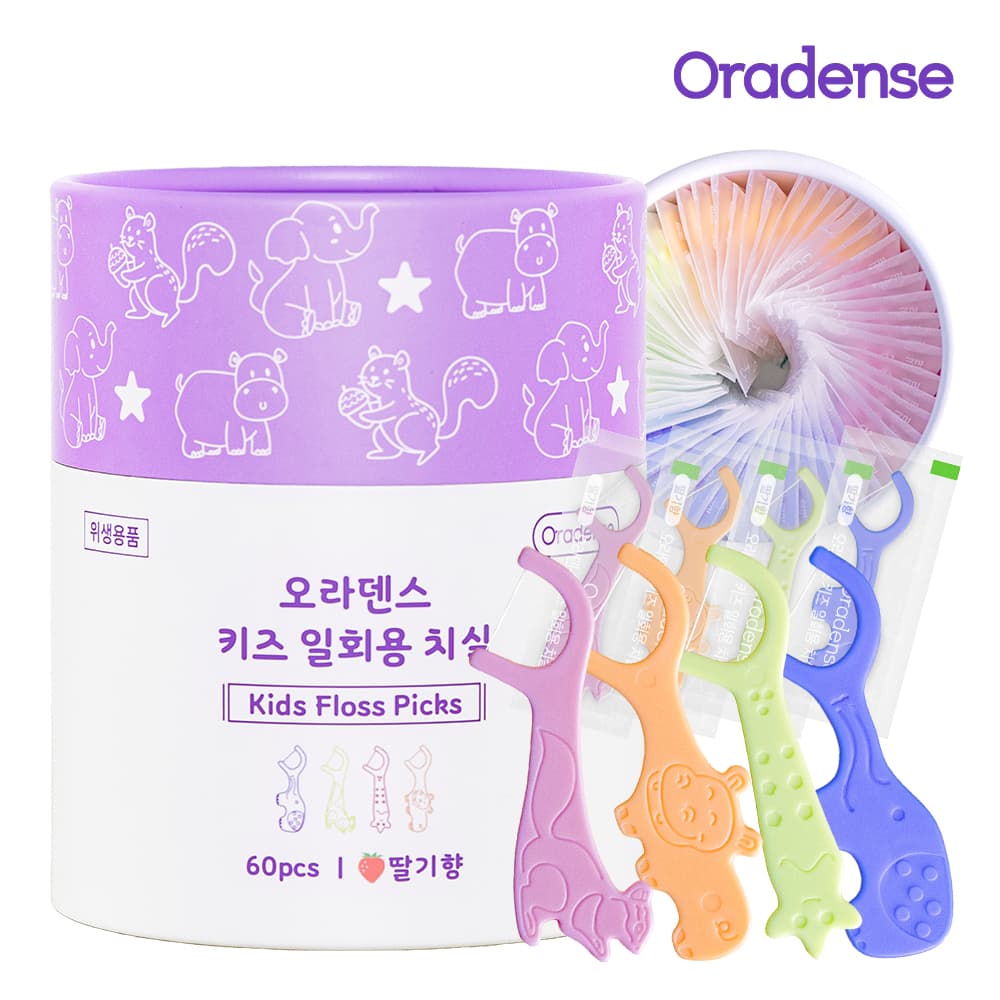 오라덴스 개별포장 키즈 일회용 치실 Y형 60개입 가격 비교 오라덴스 오라덴스 개별포장 키즈 일회용 치실 Y형 60개입
