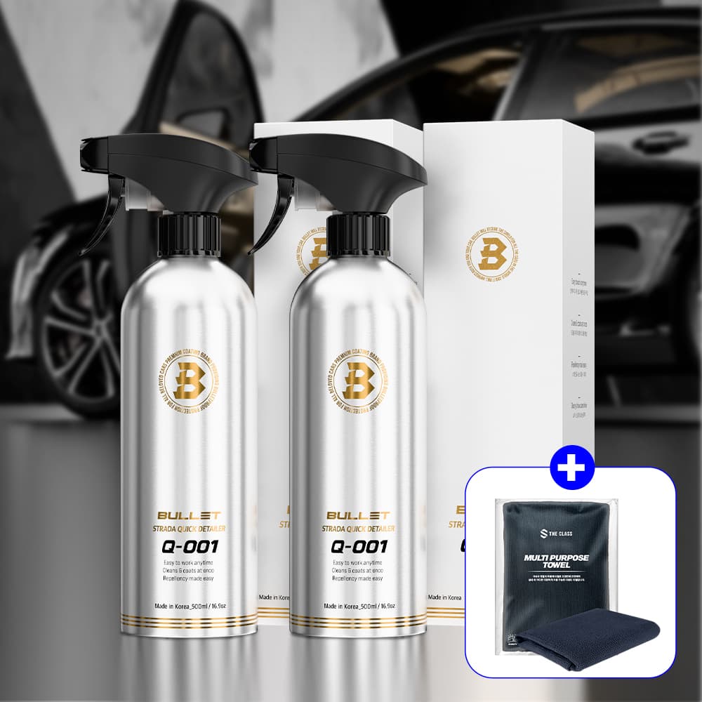 불렛 Q001 스트라다 퀵디테일러 물왁스 자동차 광택제 500ml, 2개 가격 추이 THECLASS 더 클래스 불렛 Q001 스트라다 퀵디테일러 물왁스 자동차 광택제 500ml, 2개 - 최저가 29,900원
