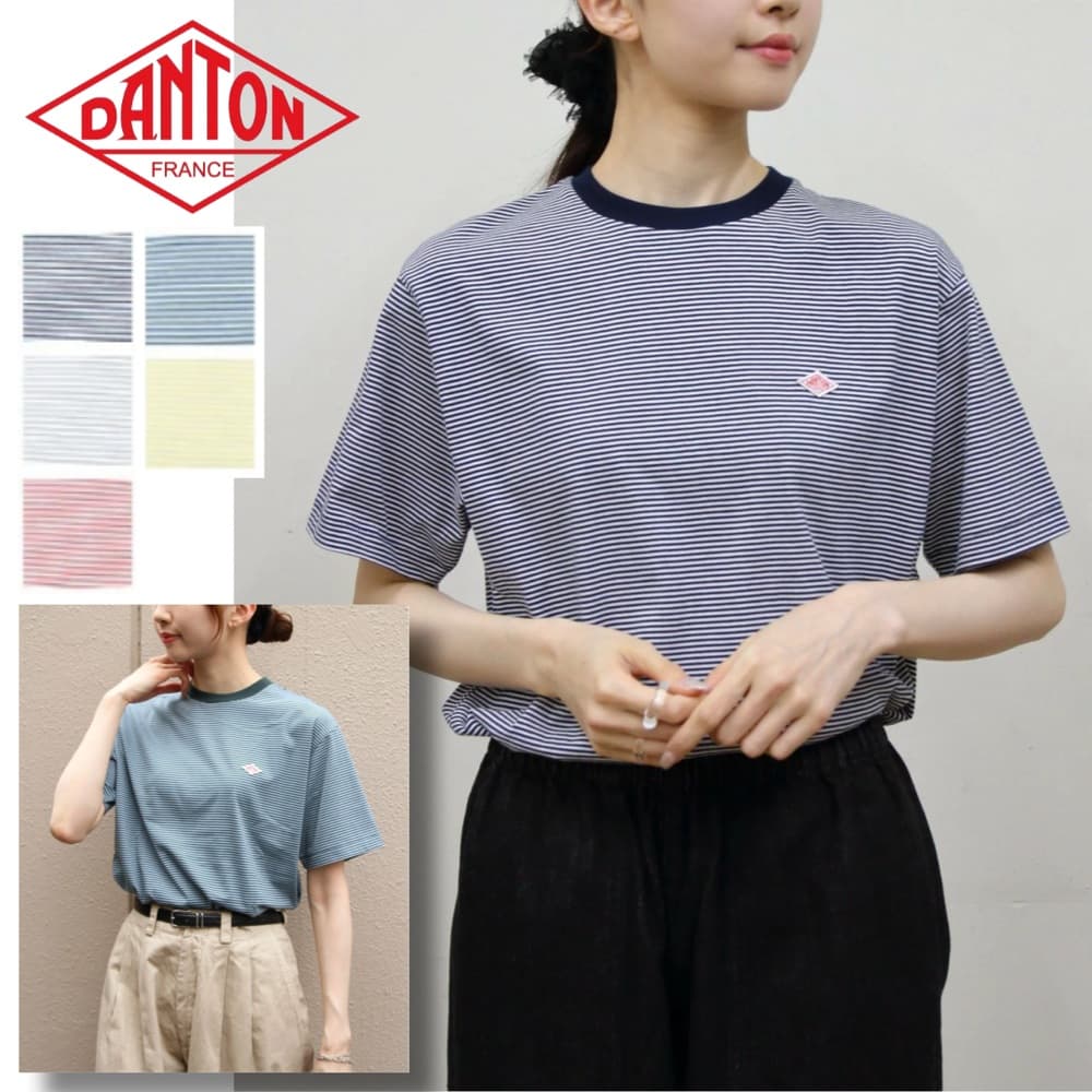 단톤 로고 스트라이프 반팔티셔츠 여성 DT-C0195CVT 가격 추이 앤조이재팬 단톤 로고 스트라이프 반팔티셔츠 여성 DT-C0195CVT - 최저가 86,900원