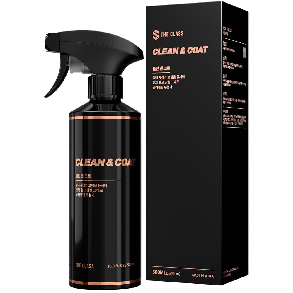 더클래스 클린앤코트 자동차 실내 세정제 코팅제 가죽클리너 500ml 가격 추이 THECLASS 더 클래스 더클래스 클린앤코트 자동차 실내 세정제 코팅제 가죽클리너 500ml - 최저가 23,900원
