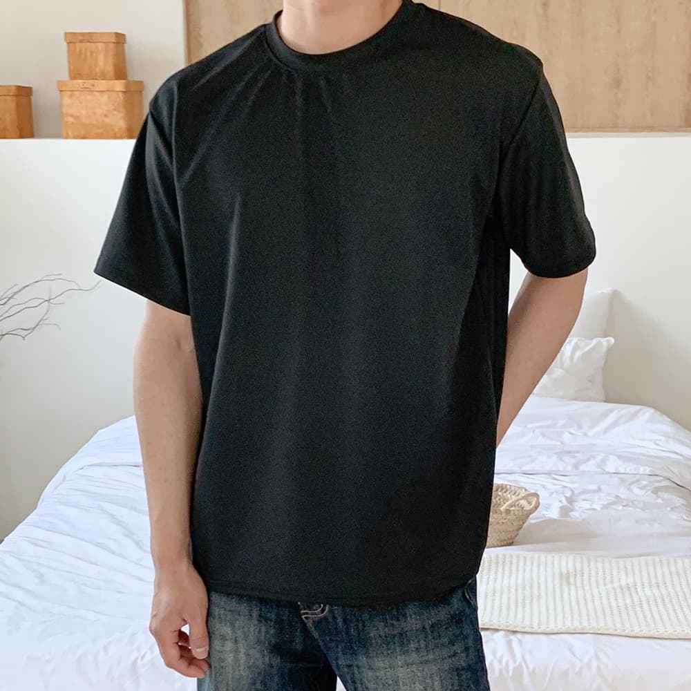 남자 오버핏 반팔 티셔츠 링클프리 빅사이즈 블랙 가격 추이 핏노블 남자 오버핏 반팔 티셔츠 링클프리 빅사이즈 블랙 - 최저가 7,900원