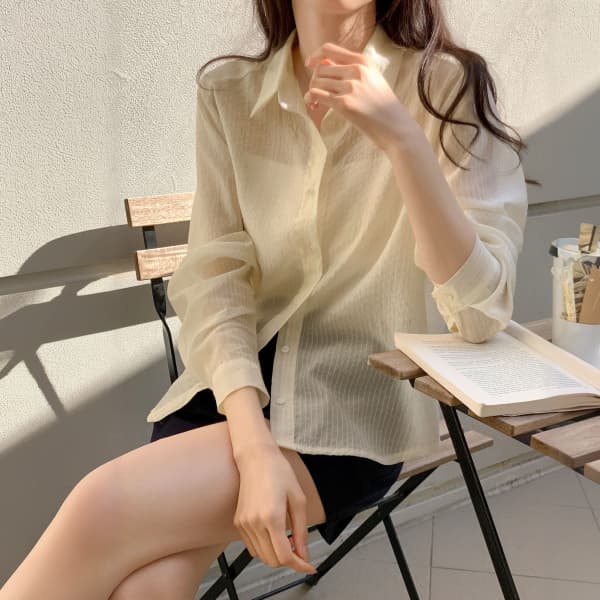 잔잔 스트라이프 셔츠 블라우스 bs8751 가격 추이 아뜨랑스 잔잔 스트라이프 셔츠 블라우스 bs8751 - 최저가 46,000원