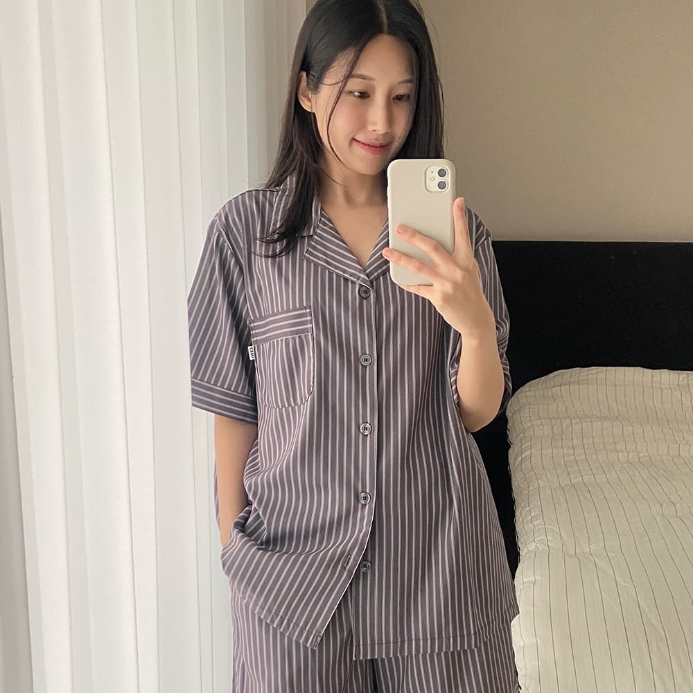 uni 클래식 오렌린 반팔 파자마 셋업 가격 추이 CEID uni 클래식 오렌린 반팔 파자마 셋업 - 최저가 26,900원