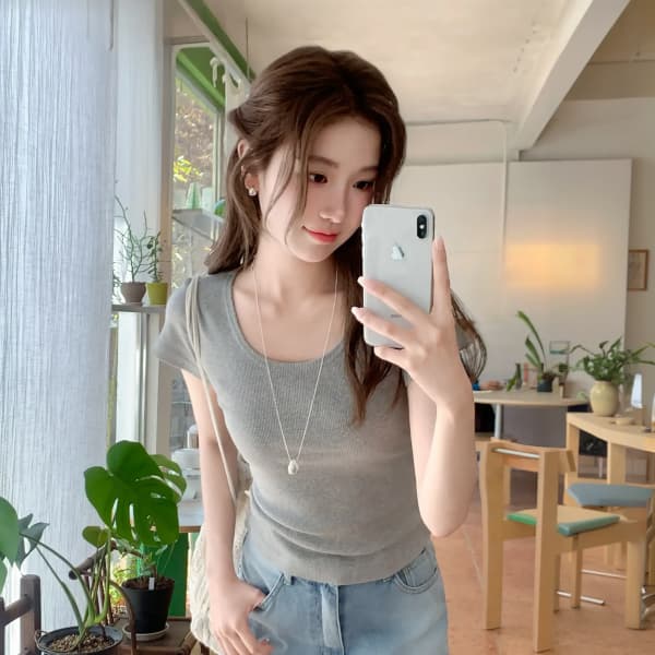 유넥 골지 슬림 반팔티 ts4957 가격 추이 아뜨랑스 유넥 골지 슬림 반팔티 ts4957 - 최저가 17,900원