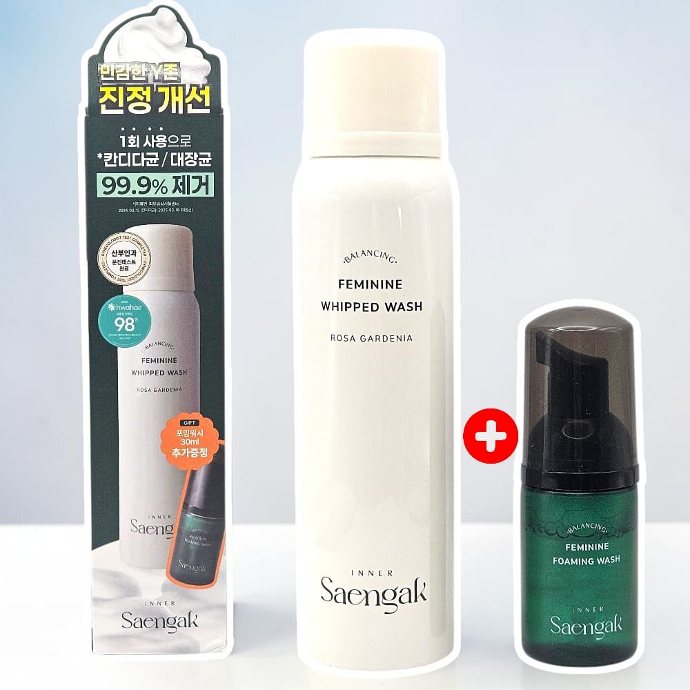 이너생각 여성청결제 밸런싱 페미닌 휩드워시 150ml 포밍워시 30ml 가격 추이 시손느파세 이너생각 여성청결제 밸런싱 페미닌 휩드워시 150ml 포밍워시 30ml - 최저가 13,900원