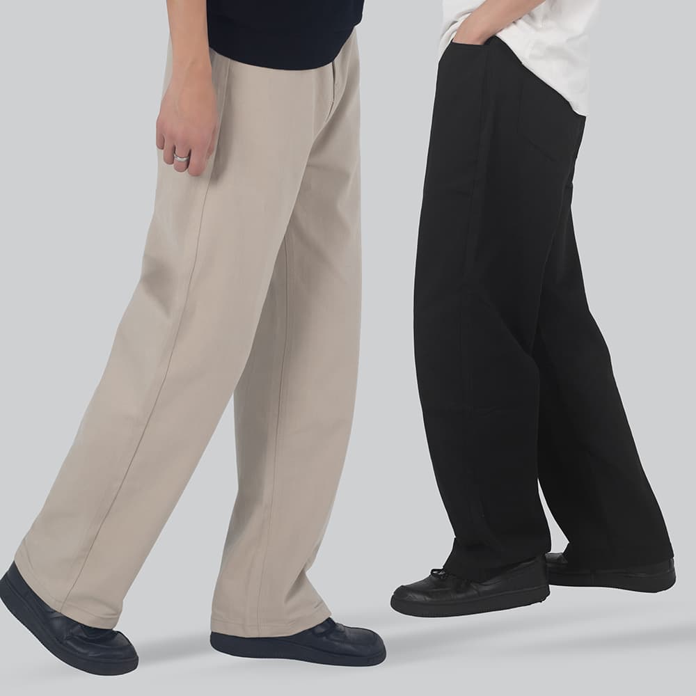 남자 면바지 세미와이드 치노팬츠 뒷밴딩 가격 추이 LUXTIE HOMME 남자 면바지 세미와이드 치노팬츠 뒷밴딩 - 최저가 22,800원