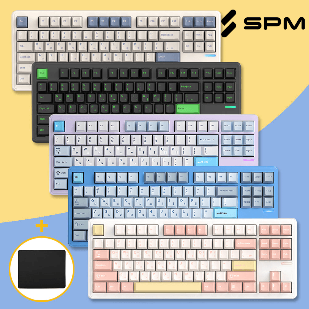 무선키보드 SPM PL87W 몽돌 +패드 가격 추이 게이밍기어 샵 무선키보드 SPM PL87W 몽돌 +패드 - 최저가 56,900원