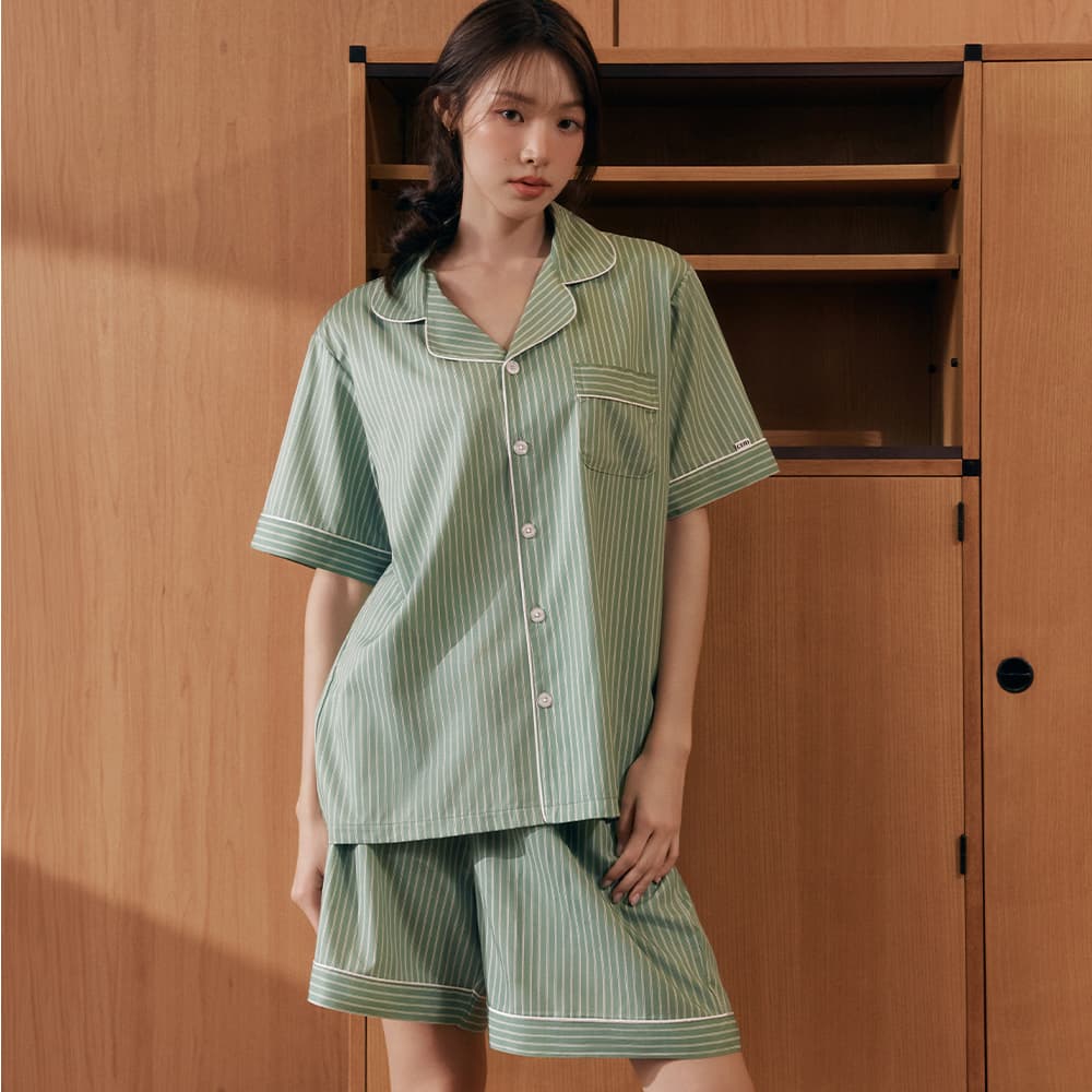 uni 클래식 모스 반팔 파자마 셋업 가격 비교 CEID uni 클래식 모스 반팔 파자마 셋업