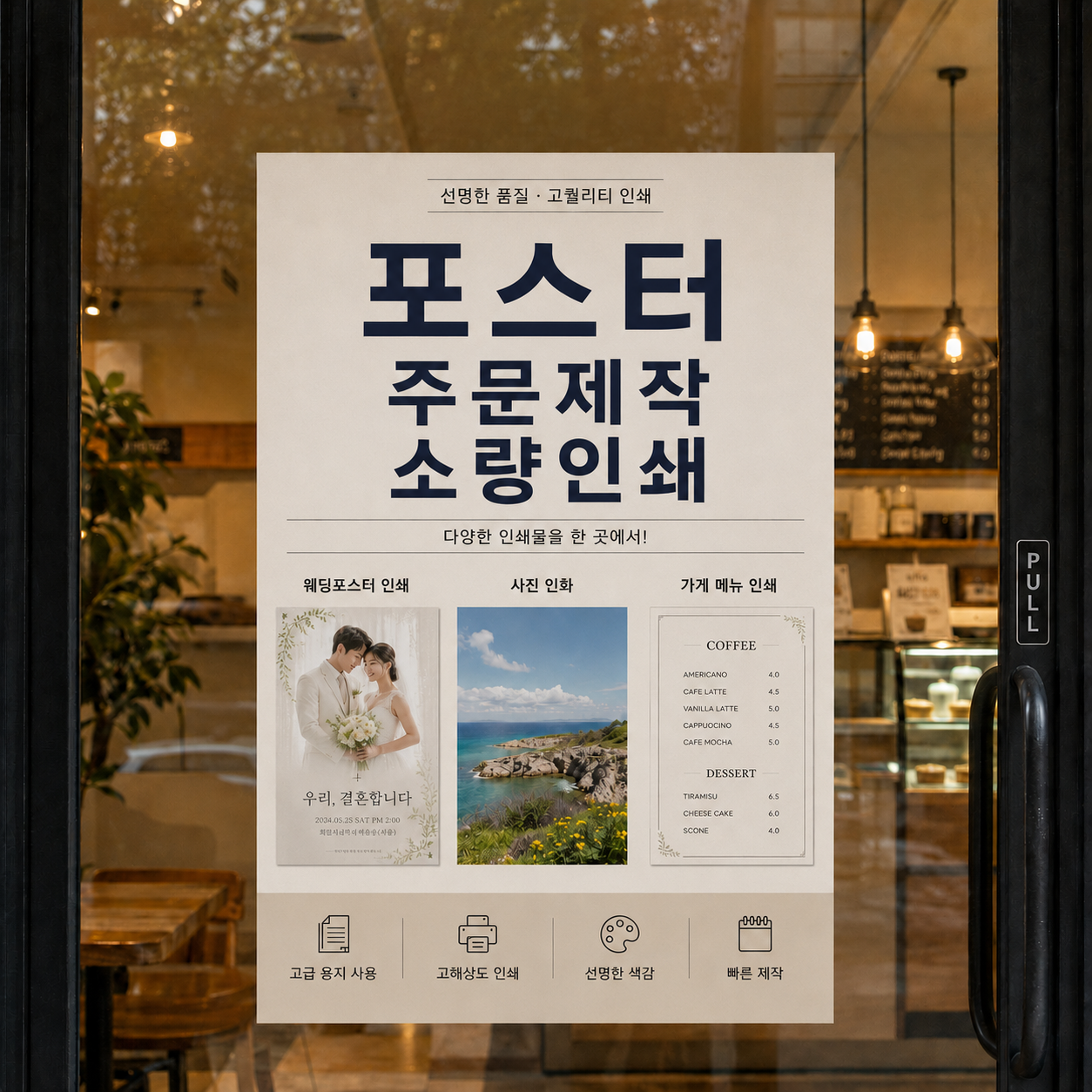포스터 주문 제작 반광택 인화지 235g A5 가격 비교 유홍아트 포스터 주문 제작 반광택 인화지 235g A5