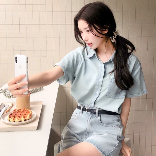 데님 롤업 반팔 카라 셔츠 bs8772 가격 추이 아뜨랑스 데님 롤업 반팔 카라 셔츠 bs8772 - 최저가 36,000원