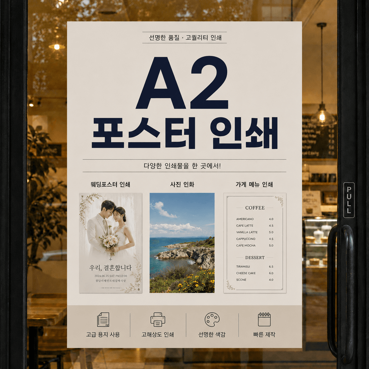A2 포스터 인쇄 출력 매트지 주문제작 가격 추이 유홍아트 A2 포스터 인쇄 출력 매트지 주문제작 - 최저가 2,500원