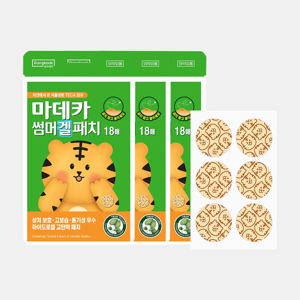 동국제약 마데카 썸머 겔 패치 18매 3개, 6개 택1 (총 54매, 108매) 가격 추이 동국제약 생활건강 동국제약 마데카 썸머 겔 패치 18매 3개, 6개 택1 (총 54매, 108매) - 최저가 14,500원