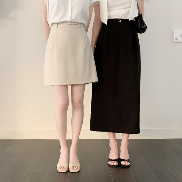 (MADE) 벨트세트 스판 H라인 미니 롱 스커트 sk7845 가격 비교 아뜨랑스 (MADE) 벨트세트 스판 H라인 미니 롱 스커트 sk7845