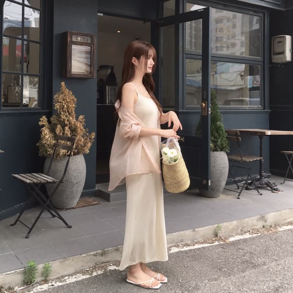 루즈핏 셔츠 나시 롱 원피스 투피스 세트 ST3088 가격 추이 아뜨랑스 루즈핏 셔츠 나시 롱 원피스 투피스 세트 ST3088 - 최저가 48,000원