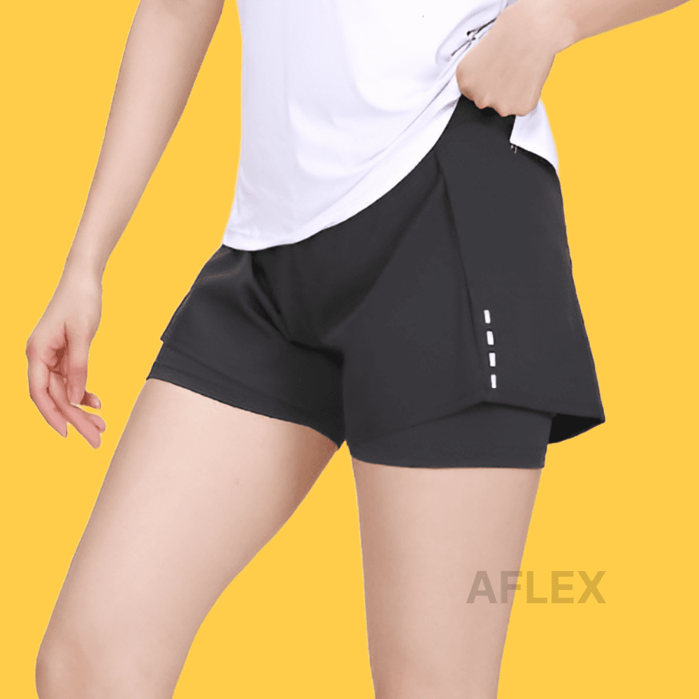 여성 트레이닝 반바지 투인원 쇼츠 가격 비교 에이플렉스 AFLEX 여성 트레이닝 반바지 투인원 쇼츠