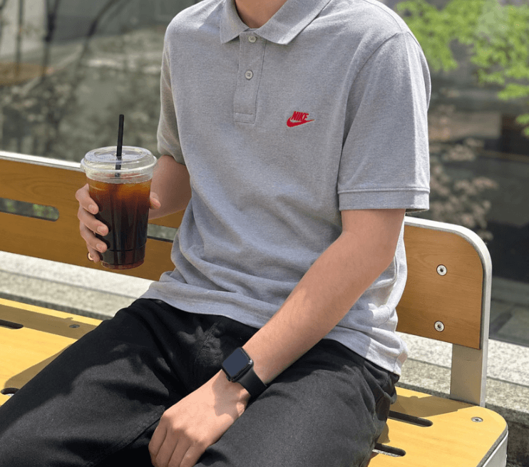 나이키 루즈핏 카라티 퓨추라 PK티셔츠 그레이 레드로고 가격 비교 썬더슈터 나이키 루즈핏 카라티 퓨추라 PK티셔츠 그레이 레드로고