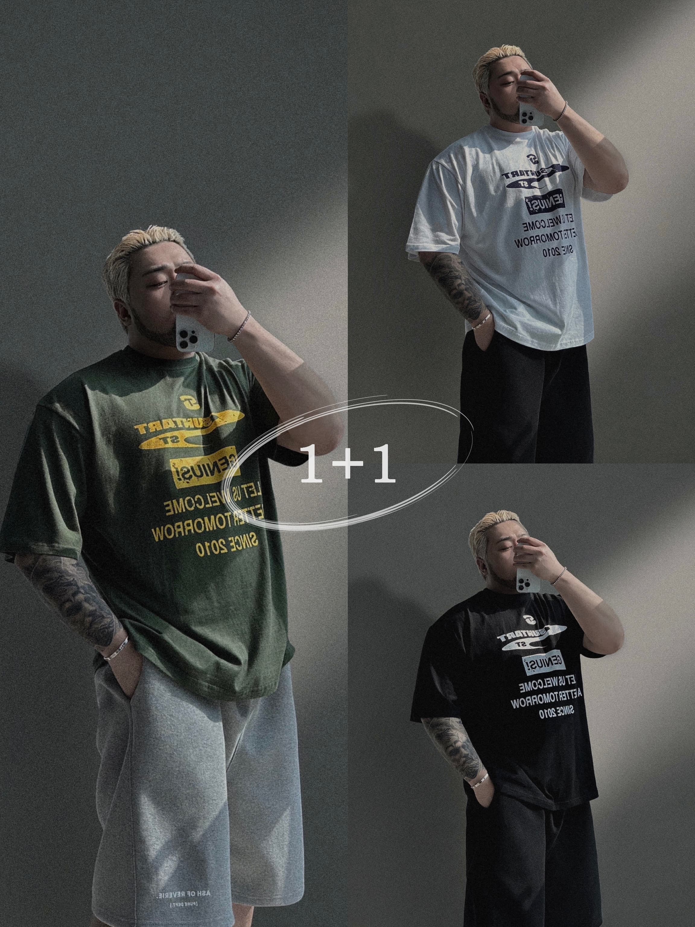 지니어스 반팔티 3COLOR 빅사이즈 박스핏 루즈핏 티셔츠 가격 추이 에이오알닷 aor. 지니어스 반팔티 3COLOR 빅사이즈 박스핏 루즈핏 티셔츠 - 최저가 36,850원