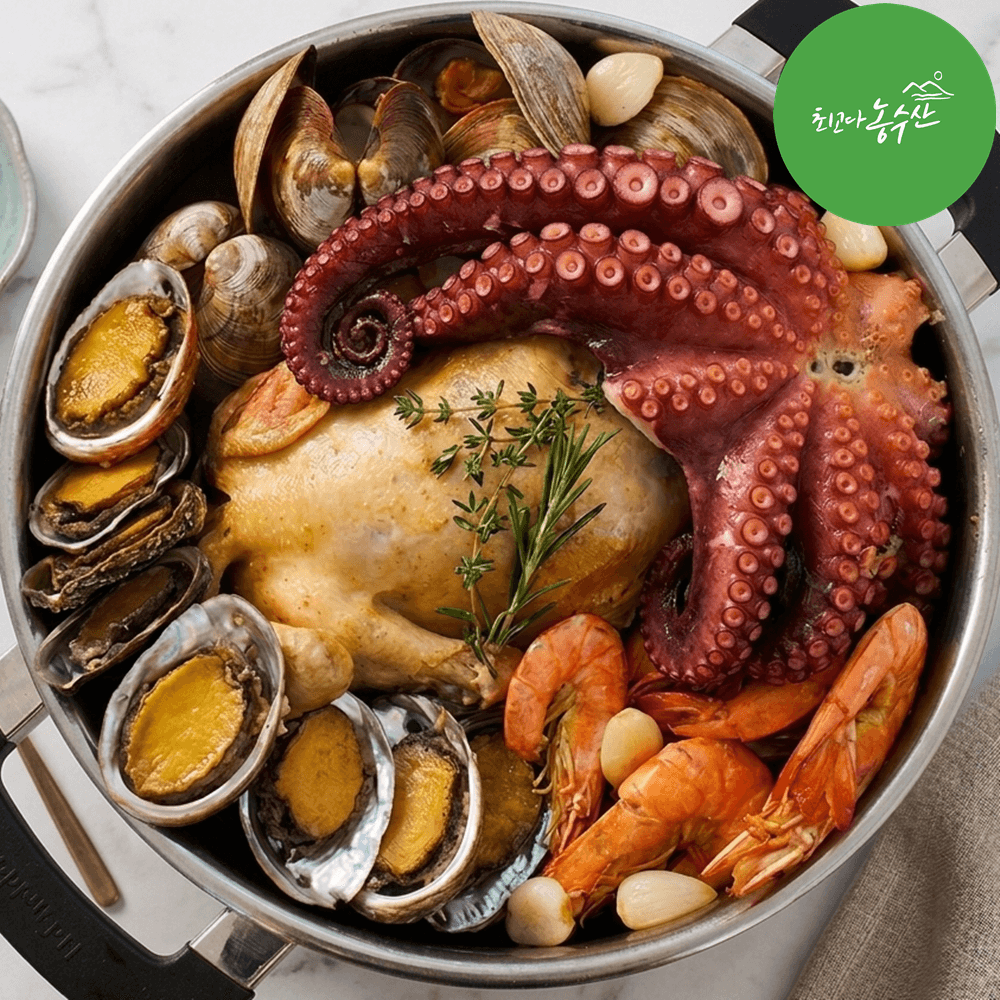 해신탕 밀키트 닭 백숙 문어 전복 새우 생합 보양식 가격 추이 최고다농수산 해신탕 밀키트 닭 백숙 문어 전복 새우 생합 보양식 - 최저가 29,800원
