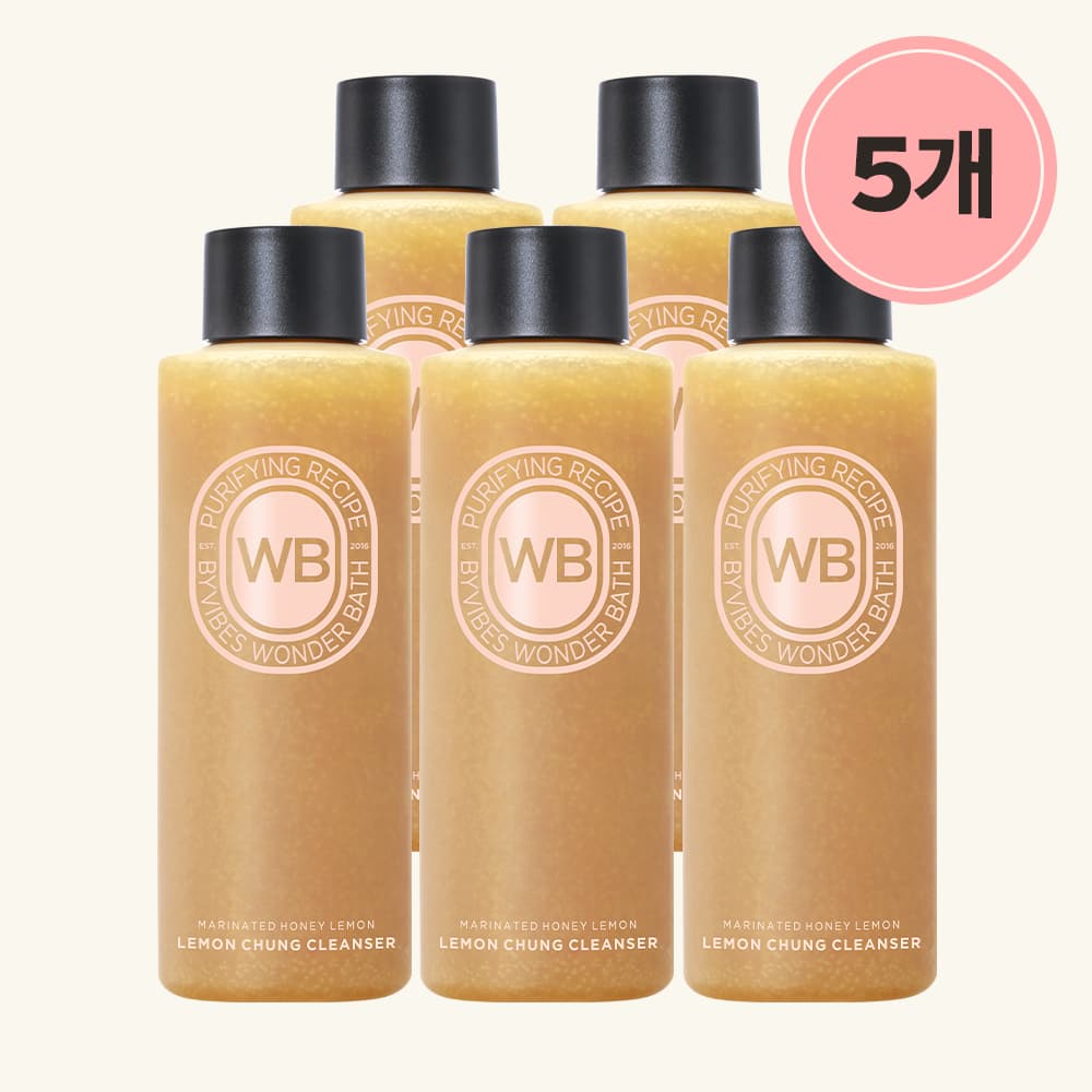원더바스 팩클렌저 200ml 5개 레몬청 가격 비교 원더바스 공식스토어 원더바스 팩클렌저 200ml 5개 레몬청