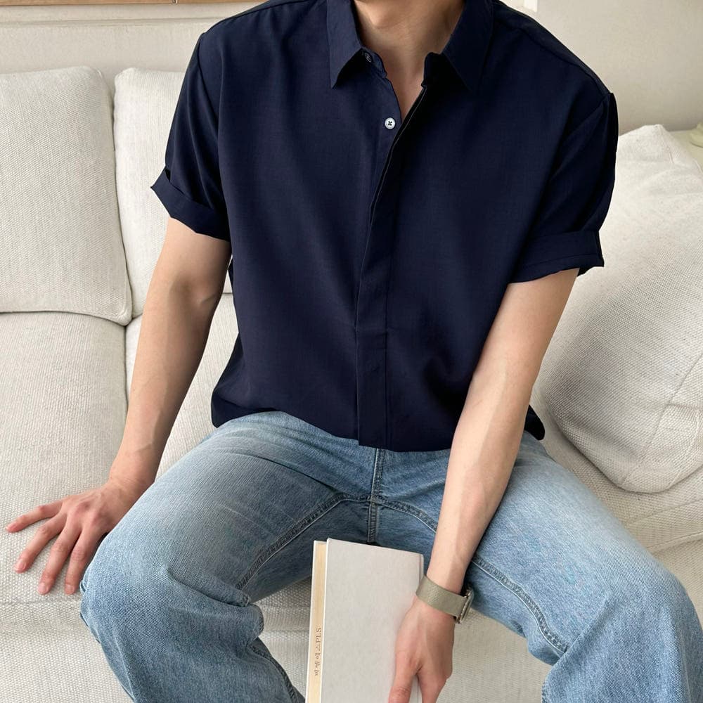 1+1 남자 반팔셔츠 오버핏 링클프리 실크 남방 가격 추이 션타운 1+1 남자 반팔셔츠 오버핏 링클프리 실크 남방 - 최저가 38,500원