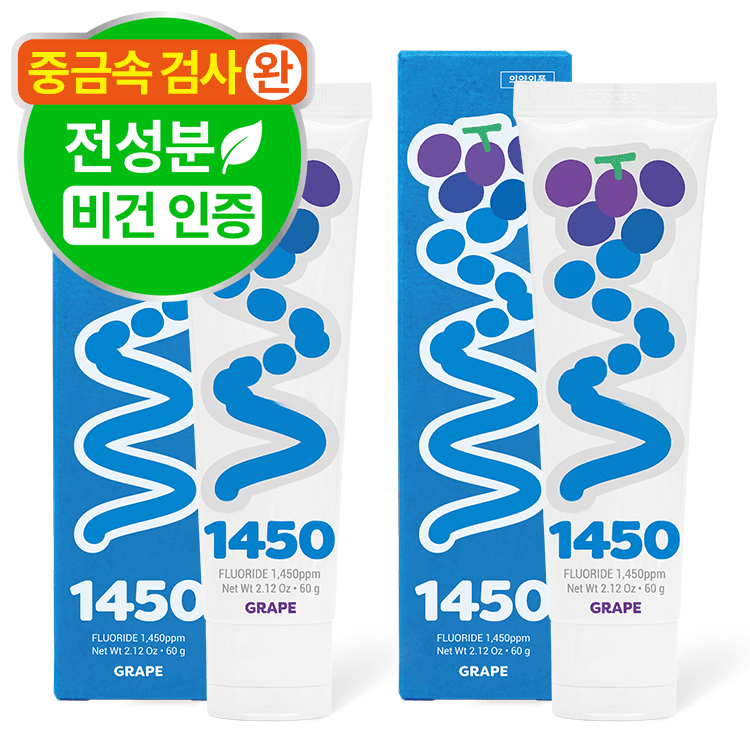 닥터노아 중금속 안심 1450 고불소 유아 어린이치약 포도향 60g 2개 가격 추이 닥터노아 닥터노아 중금속 안심 1450 고불소 유아 어린이치약 포도향 60g 2개 - 최저가 14,100원