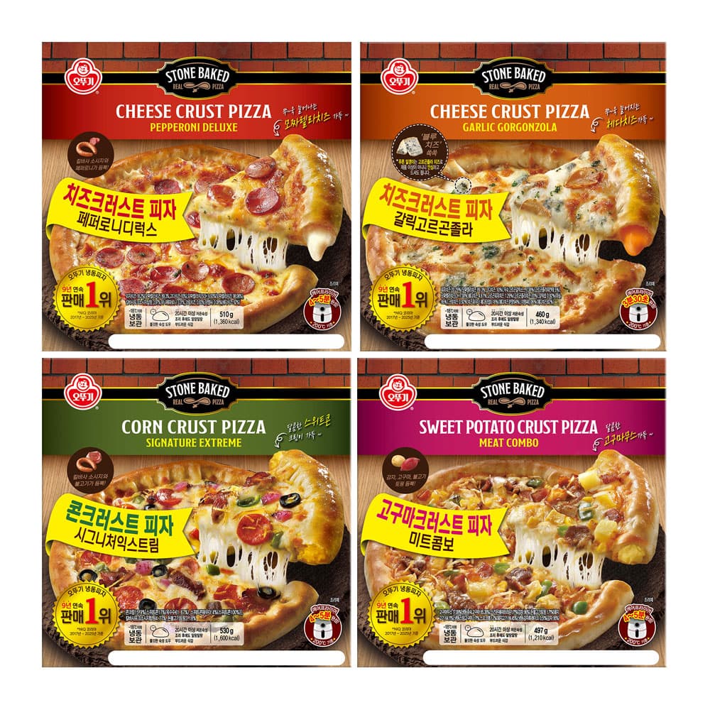 오뚜기 크러스트 피자 4종 고르곤졸라 시그니처 익스트림 페페로니 디럭스 미트콤보 가격 추이 오뚜기mall 오뚜기 크러스트 피자 4종 고르곤졸라 시그니처 익스트림 페페로니 디럭스 미트콤보 - 최저가 34,900원